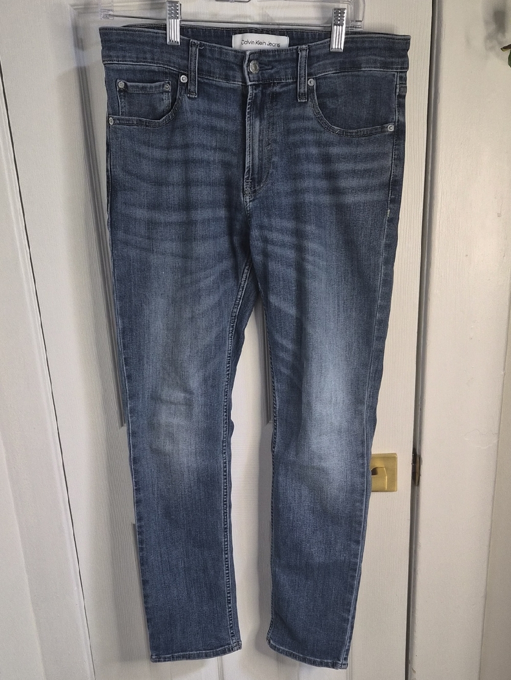 Calvin Klein Men's Denim Slim-fit Jeans in Medium Blue Wash